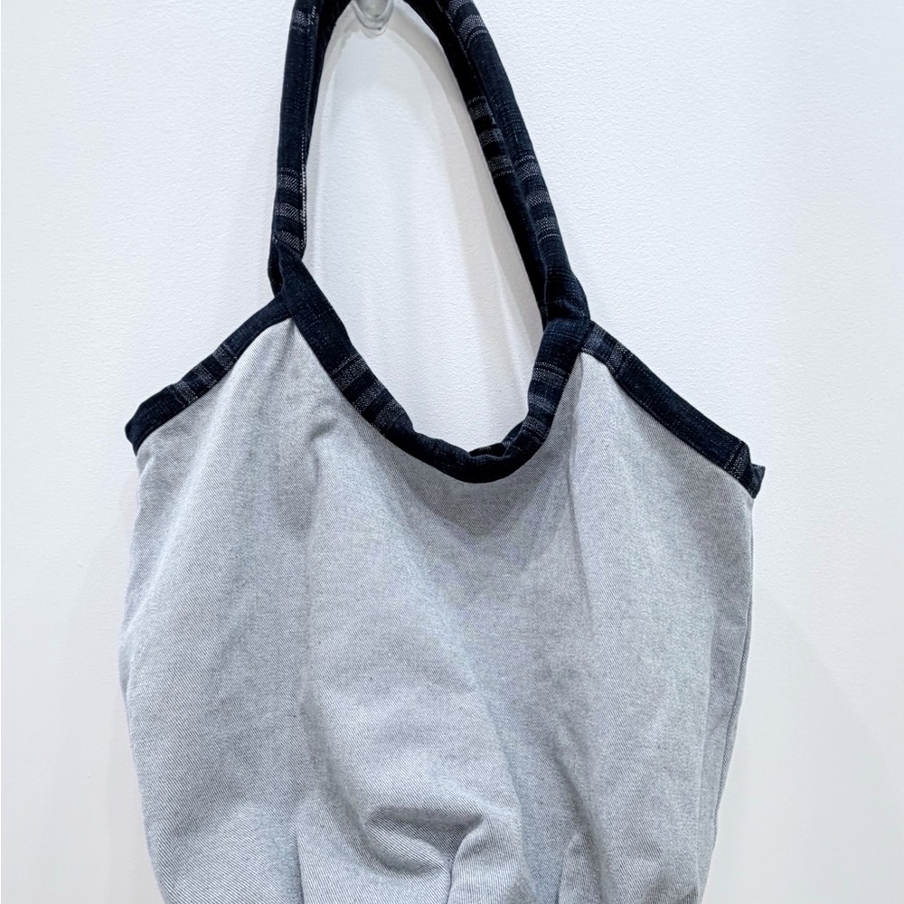 Nena & Co. Large Voyager Tote - Discontinued Denim Guatemala Artisan Travel Bag